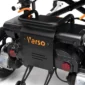 Verso - White frame Orange forks - Detail rear